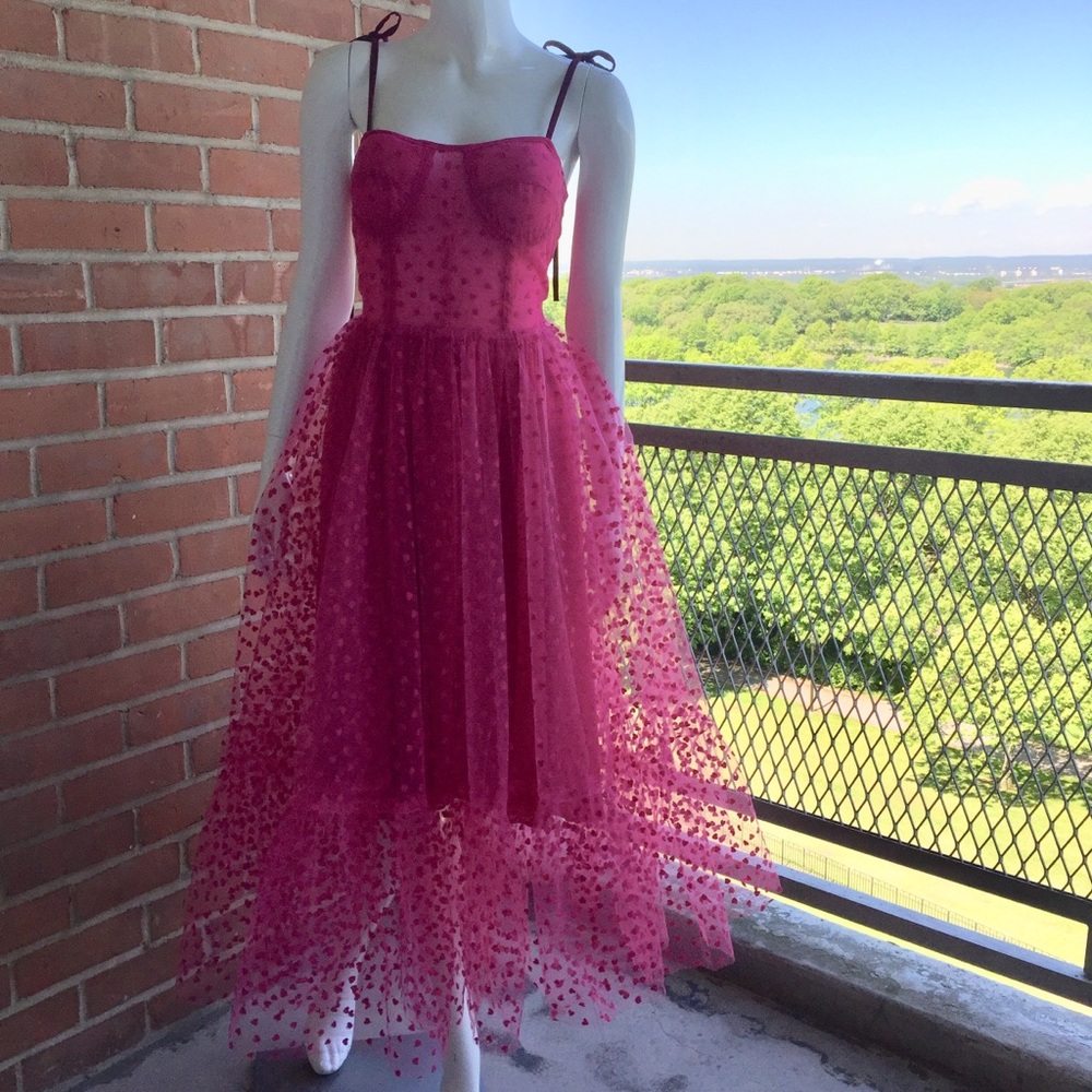 Sweetheart Tulle Dress - Pink